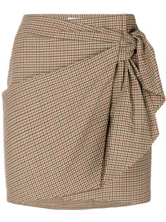 юбка в клетку с завязкой Isabel Marant Étoile