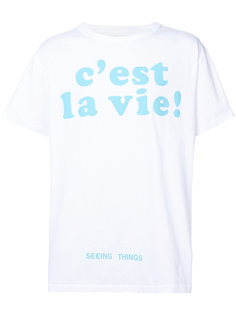 футболка с принтом cest la vie Off-White