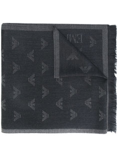 шарф с логотипом Emporio Armani