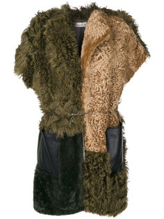 пальто с короткими рукавами и поясом Golden Goose Deluxe Brand