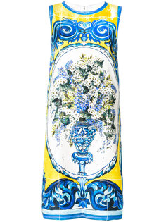 платье с цветочным рисунком Dolce &amp; Gabbana