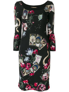 платье с рисунком Mystic Garden Roberto Cavalli