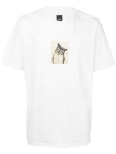 футболка с принтом в виде совы Oamc