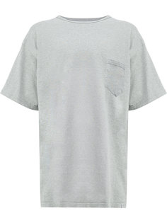 футболка свободного кроя с контрастными панелями Facetasm