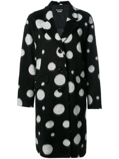 пальто в горох свободного кроя Boutique Moschino