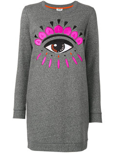 трикотажное платье Eyes Kenzo