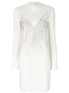 короткое платье с высоким воротником с заклепками Stella McCartney