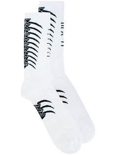 носки с рисунком в технике "интарсия" Unravel Project