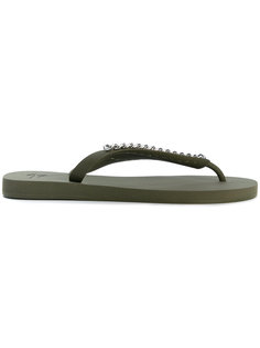 шлепанцы Florida с отделкой цепочкой Giuseppe Zanotti Design