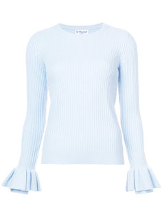 Crewneck Sweater With Ruffle Sleeves Derek Lam 10 Crosby