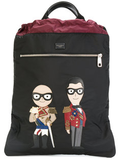 рюкзак с дизайнерской нашивкой Dolce &amp; Gabbana