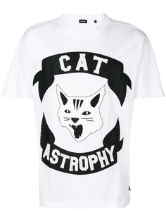 футболка с принтом Cat Astrophe Diesel