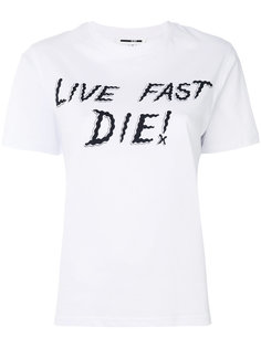 футболка Live Fast Die McQ Alexander McQueen