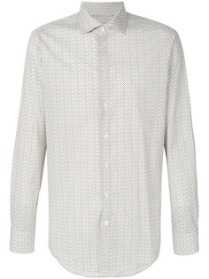 рубашка с мелким узором пейсли Etro