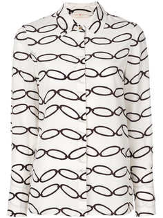 рубашка с узором Tory Burch