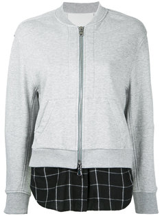 куртка-бомбер с контрастной вставкой 3.1 Phillip Lim