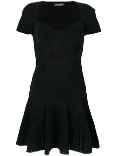 вязаное короткое платье Alexander McQueen