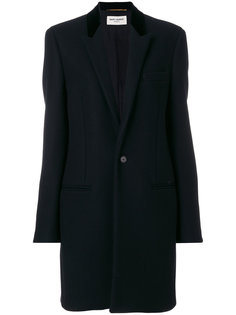 пальто дизайна классического пиджака Saint Laurent