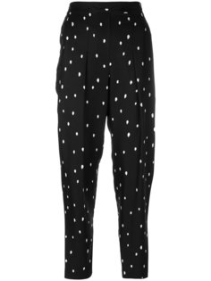 укороченные брюки с защипами и узором 3.1 Phillip Lim