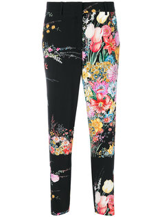 укороченные брюки с цветочным мотивом Nº21
