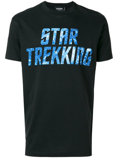 футболка с принтом star trekking Dsquared2