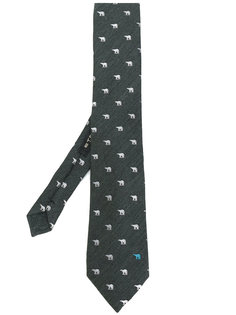 галстук с белыми медведями Etro