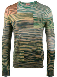 трикотажный свитер в разноцветные полоски Missoni