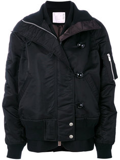 куртка-бомбер из нейлона Sacai