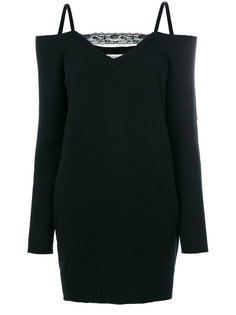 платье с открытыми плечами Dondup