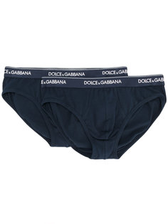 трусы-брифы с логотипами Dolce &amp; Gabbana