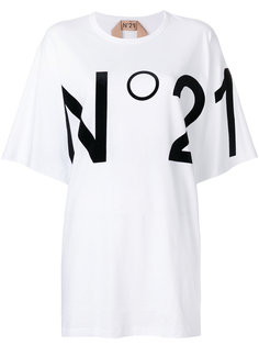 футболка с логотипом свободного кроя Nº21