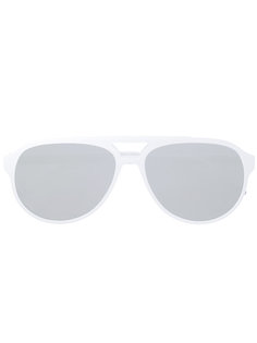 зеркальные солнцезащитные очки-авиаторы Thom Browne Eyewear