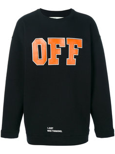 толстовка с принтом-логотипом Off-White
