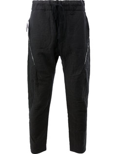 брюки с декоративными молниями Cedric Jacquemyn