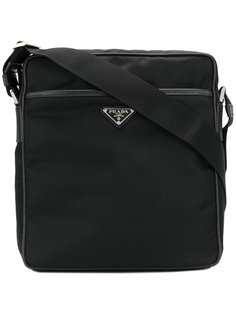 сумка-почтальонка с логотипом Prada