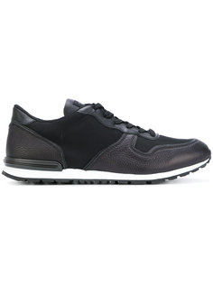 кроссовки на шнуровке с панелями из зернистой кожи Tods Tod`S