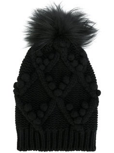 шапка с меховым помпоном Dolce &amp; Gabbana