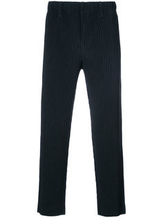 укороченные брюки в рубчик Issey Miyake Men