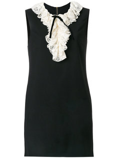 платье-шифт с кружевными рюшами Philosophy Di Lorenzo Serafini