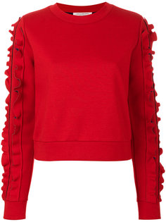 толстовка с оторочкой из рюшей Philosophy Di Lorenzo Serafini