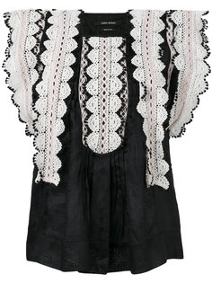 топ с оборочными рукавами  Isabel Marant