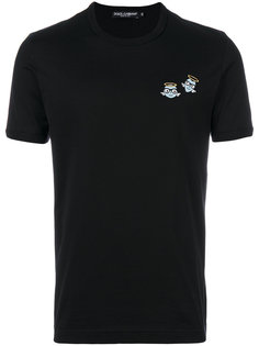 футболка с вышивкой Dolce &amp; Gabbana