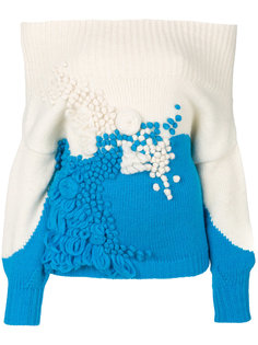 свитер с текстурированным дизайном Delpozo