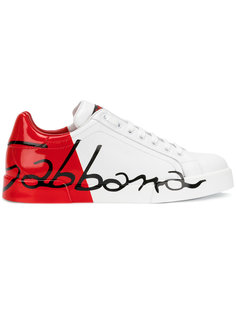 кроссовки с надписью Dolce &amp; Gabbana