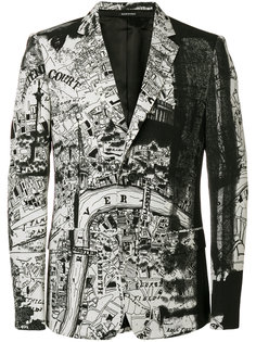 блейзер London Map Alexander McQueen