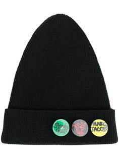 шапка-бини со значками Marc Jacobs