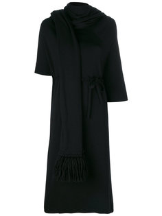 длинное платье с шарфом Maison Margiela