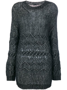 вязаный свитер с косами Ermanno Scervino