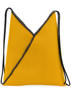 рюкзак с сетчатым дизайном и лямками в виде шнурков Mm6 Maison Margiela