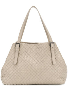 объемная сумка-тоут с плетеным дизайном Bottega Veneta